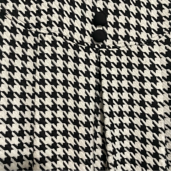 Papillon Mid Length Women's Dress Houndstooth Cowlneck Size Large - Picture 10 of 11